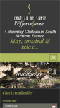 Mobile Screenshot of chateaudesanse.com